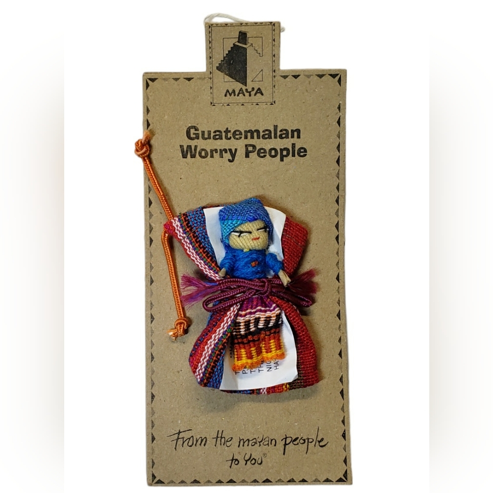 Guatemalan Worry People Mayan Craft Doll